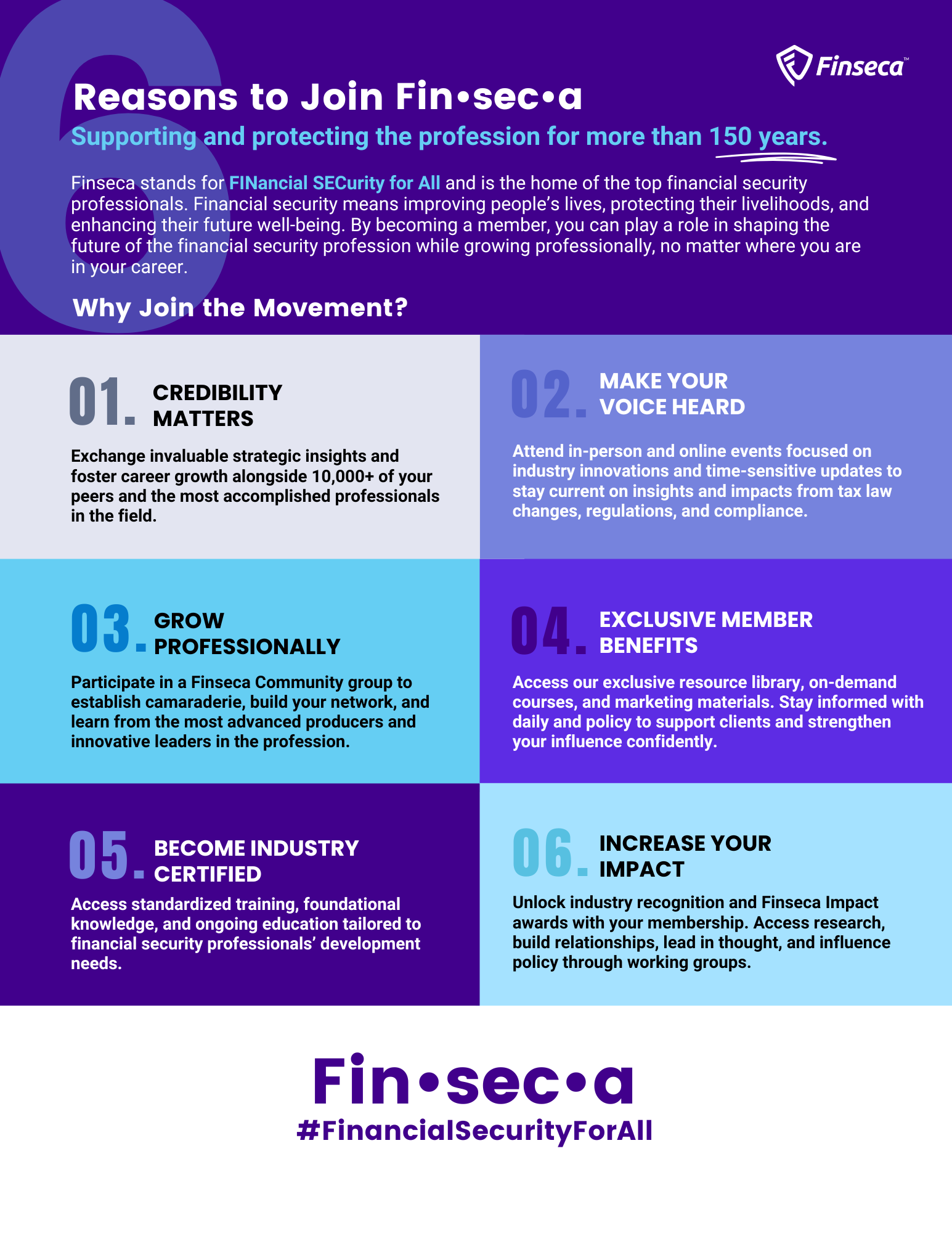 6 reasons to join Finseca